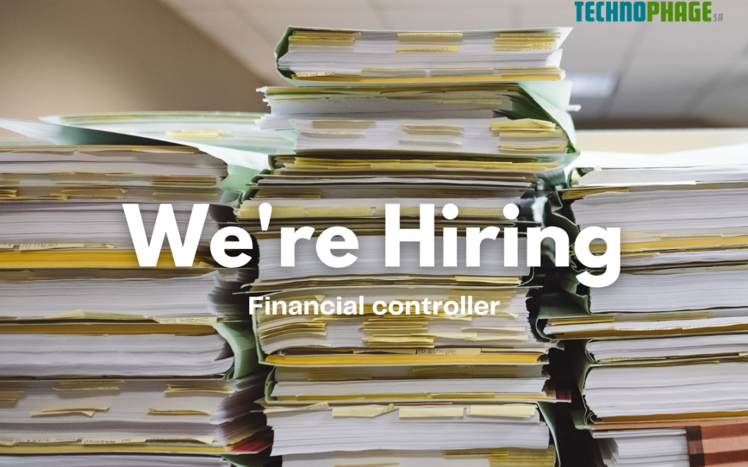 Technophage is hiring a Financial Controller