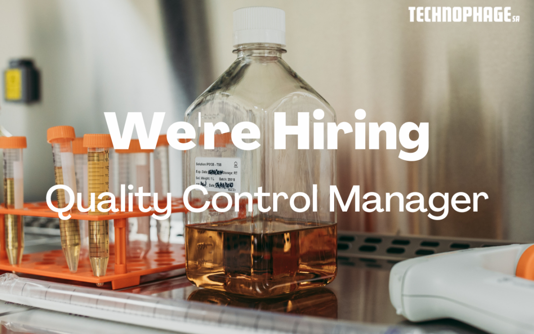 Technophage is looking for a Quality Control Manager to join the team